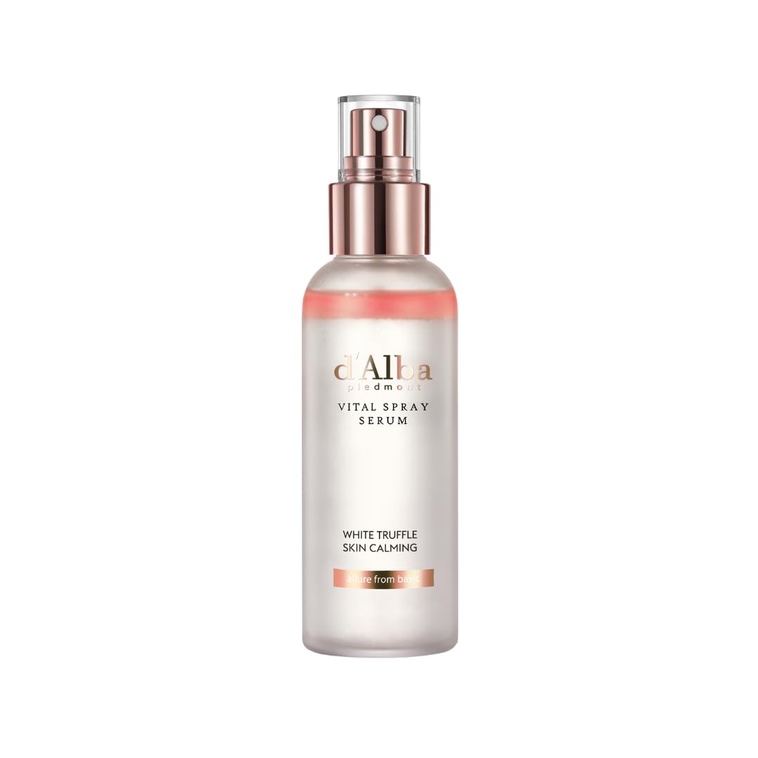 d'alba Piedmont Italian White Truffle First Spray Serum, Vegan Skin Care, Light-weight Face Moisturizer, Glow Serum for Radiant Skin, Non Comedogenic, All In One Mist, Korean Skin Care (3.38 fl oz.)