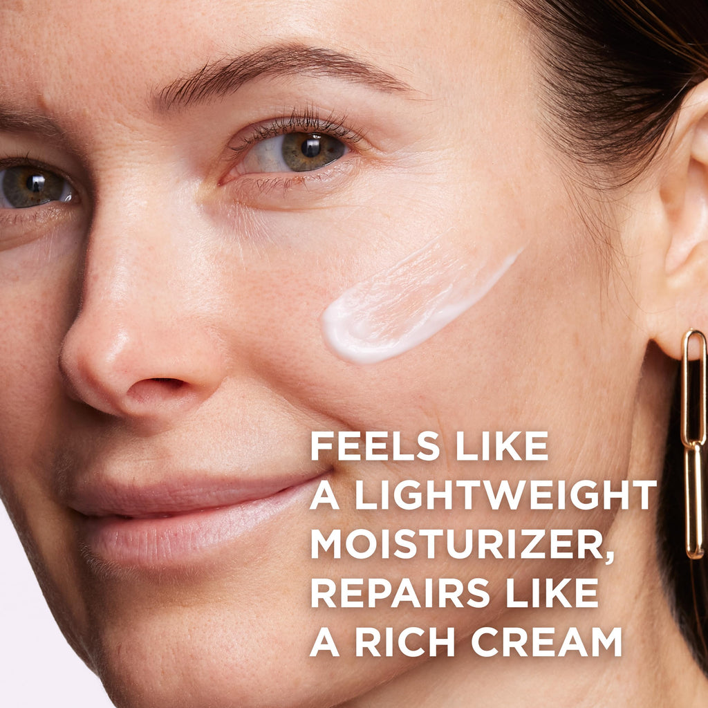 IT Cosmetics Confidence in a Cream Barrier Boost - Skin Barrier Repair Daily Face Moisturizer - Clinically Smoother, Softer Skin After 1 Use - Fragrance-Free, 100HR Hydration with Ceramide